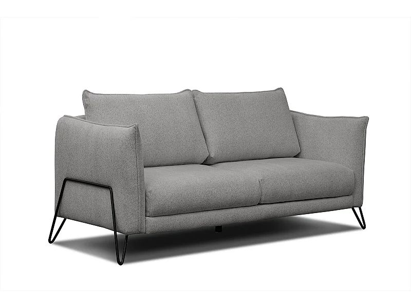 HOSTEN Sofa 2,5-Sitzer, platingrau