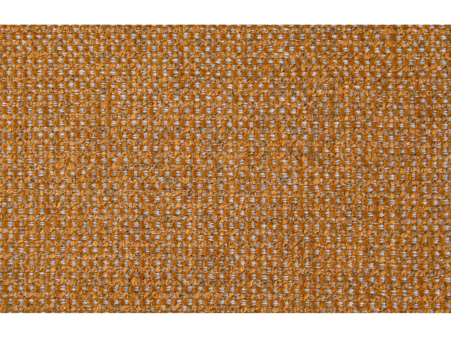 Canapé droit Fiero 3 places avec un relax électrique côté gauche tissu orange