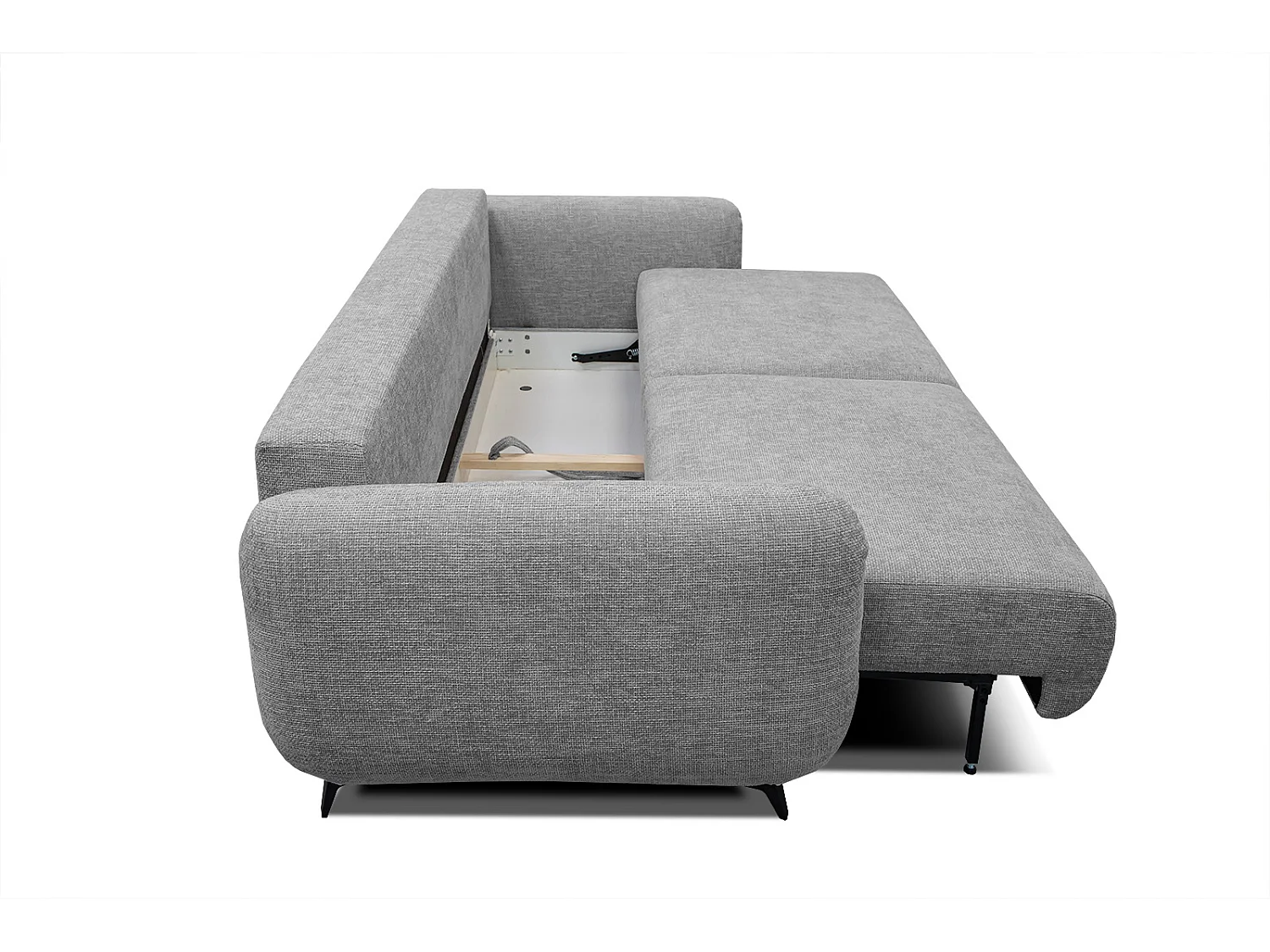 DRAKE Sofa 3-Sitzer mit Schlaffunktion, grau
