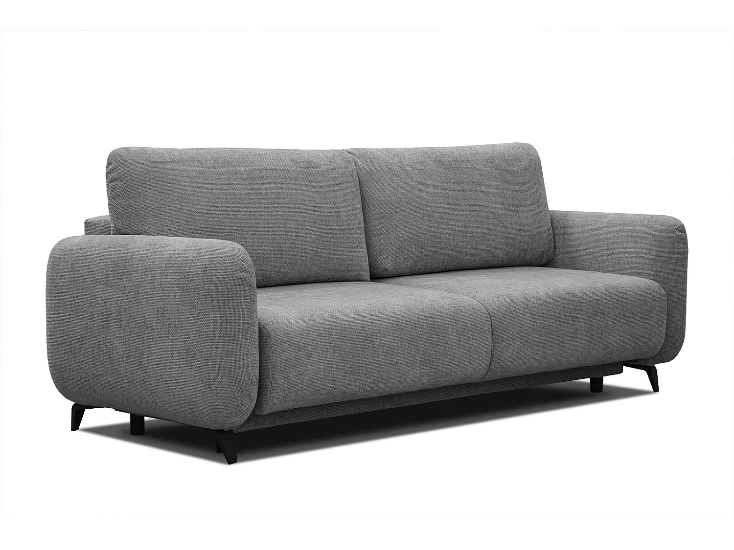 DRAKE Sofa 3-Sitzer mit Schlaffunktion, grau