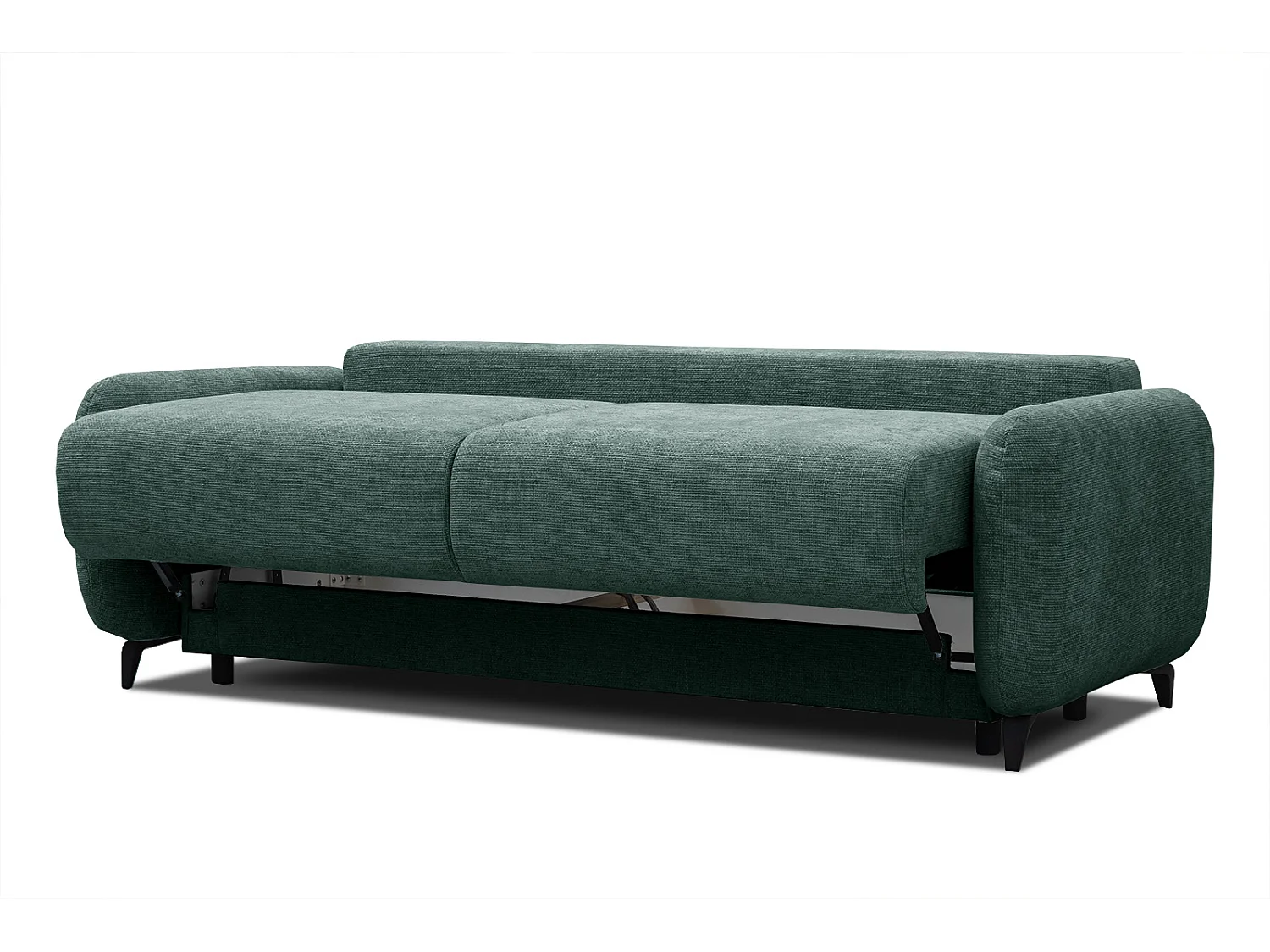 DRAKE Sofa 3-Sitzer mit Schlaffunktion, smaragdgrün