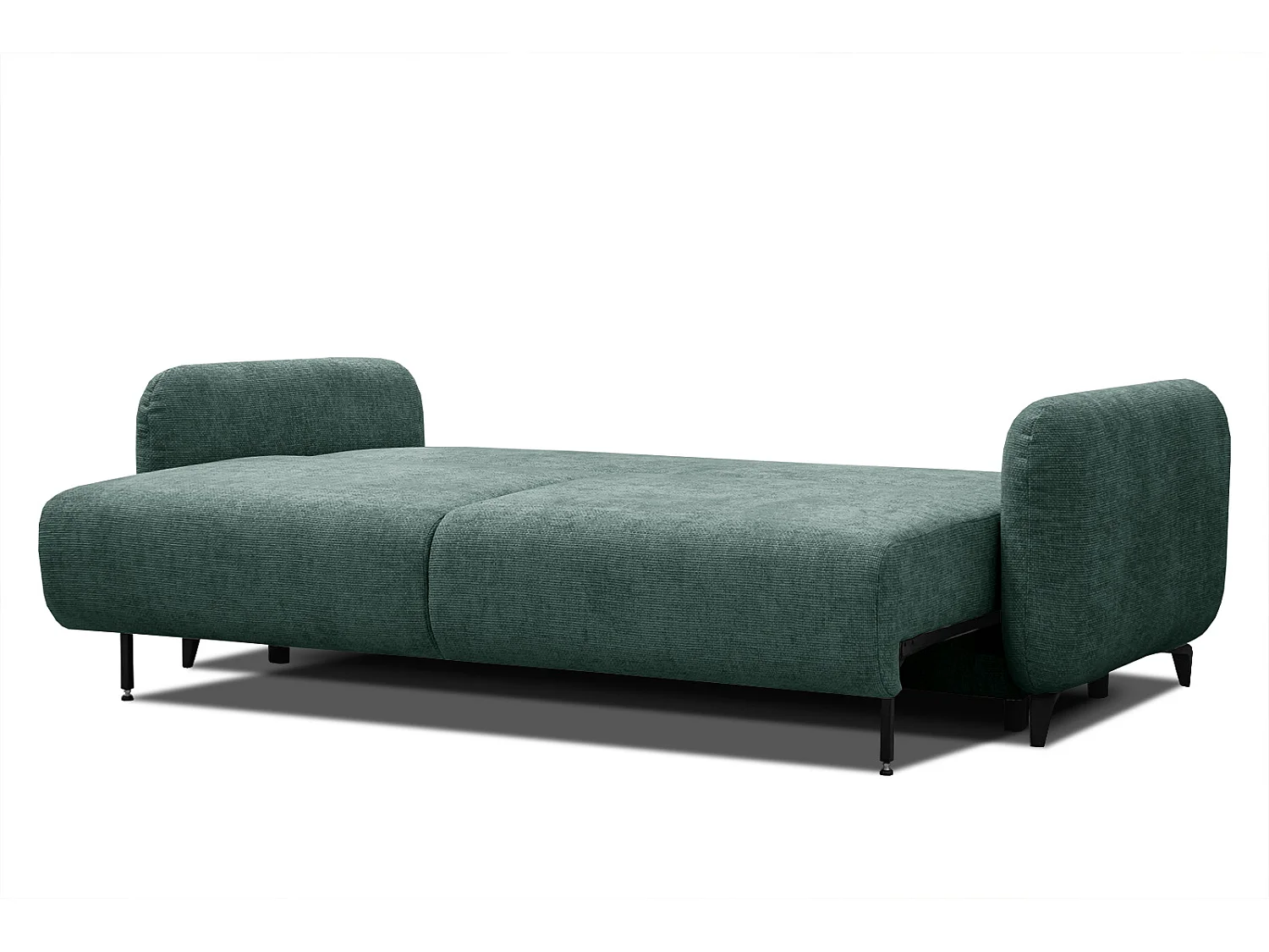 DRAKE Sofa 3-Sitzer mit Schlaffunktion, smaragdgrün