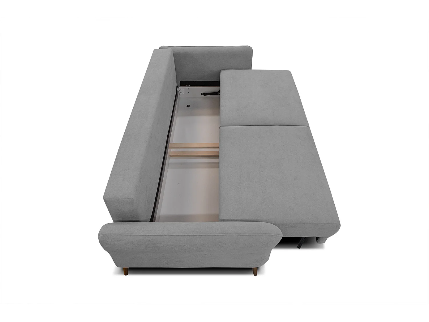 FIGARI Sofa 3-Sitzer mit Schlaffunktion, grau