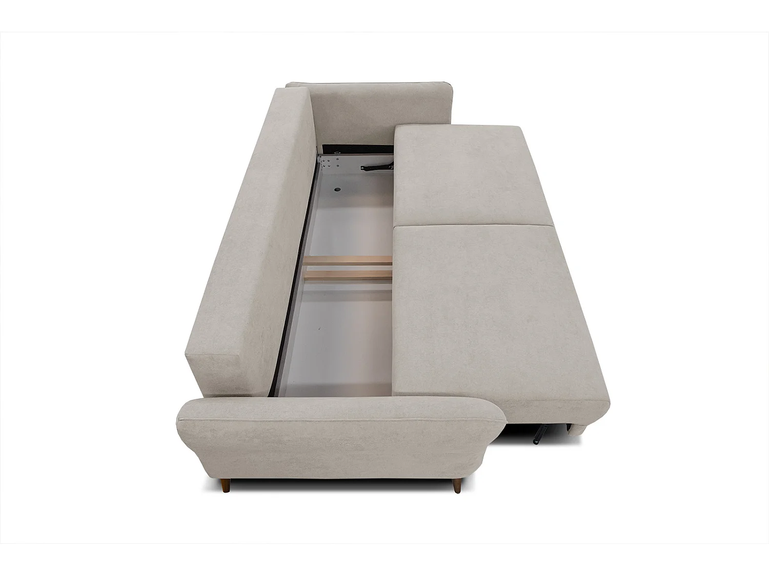 FIGARI Sofa 3-Sitzer mit Schlaffunktion, beige