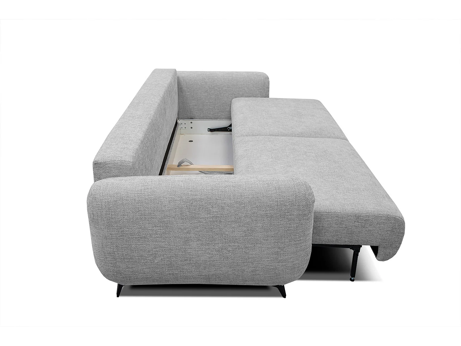 DRAKE Sofa 3-Sitzer mit Schlaffunktion, hellgrau