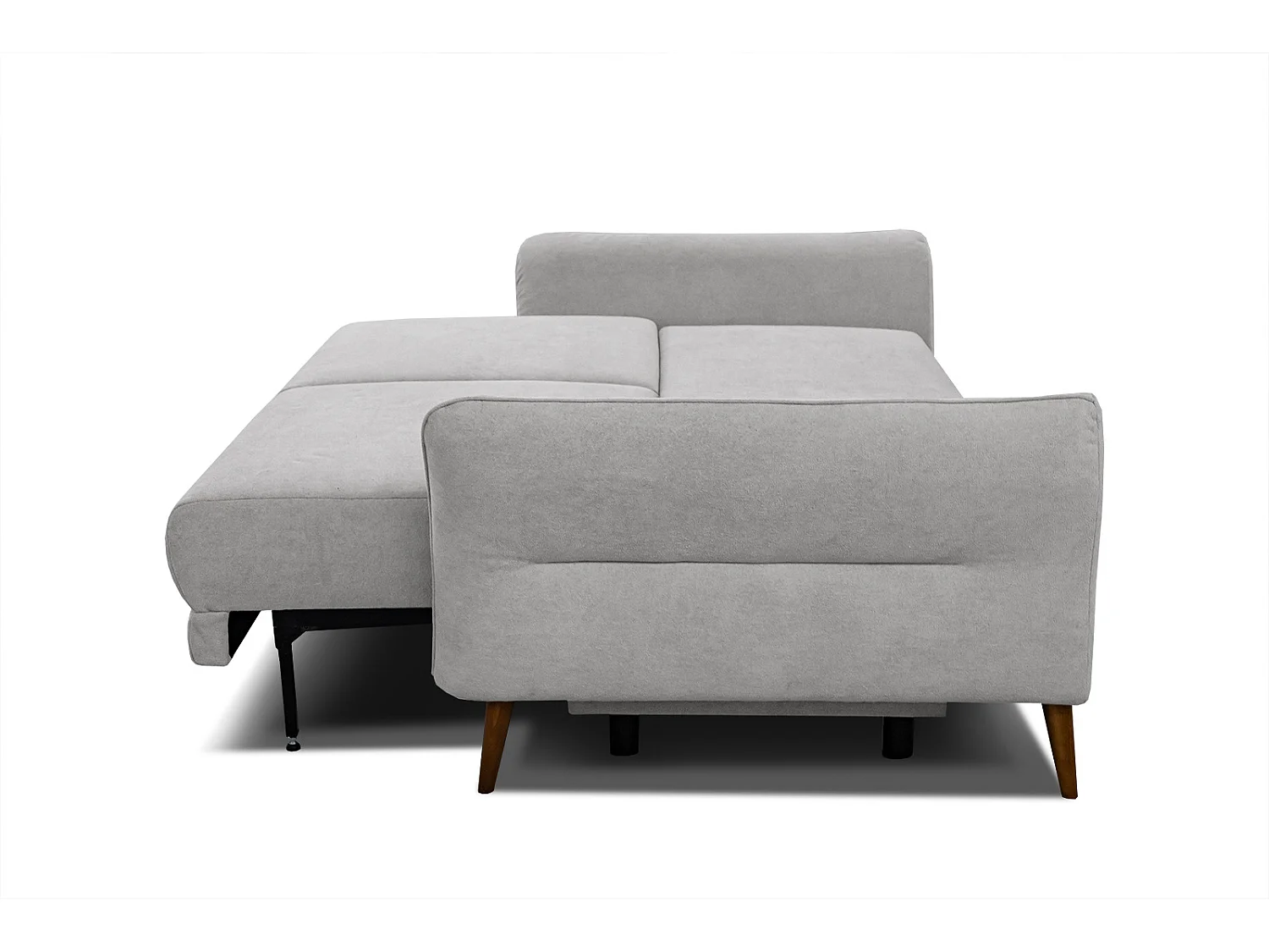 FIGARI Sofa 3-Sitzer mit Schlaffunktion, hellgrau