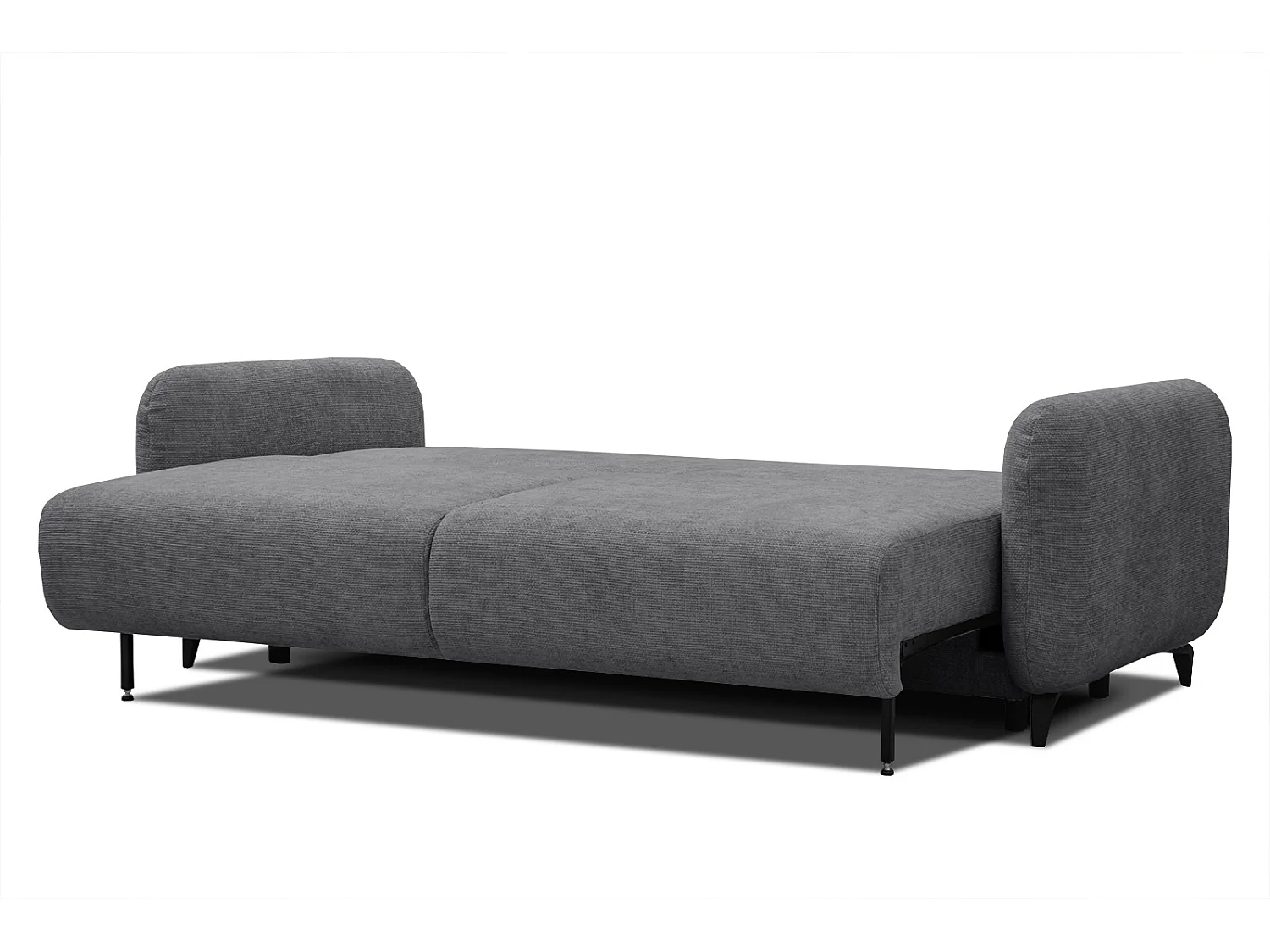 DRAKE Sofa 3-Sitzer mit Schlaffunktion, dunkelgrau