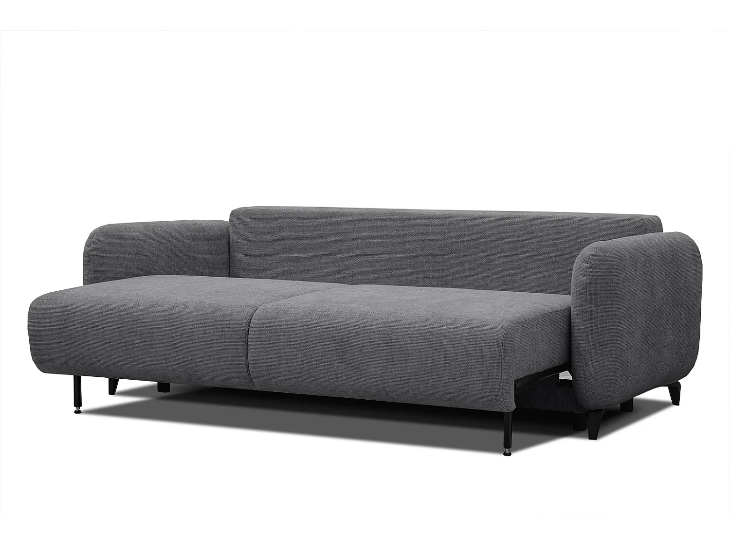DRAKE Sofa 3-Sitzer mit Schlaffunktion, dunkelgrau