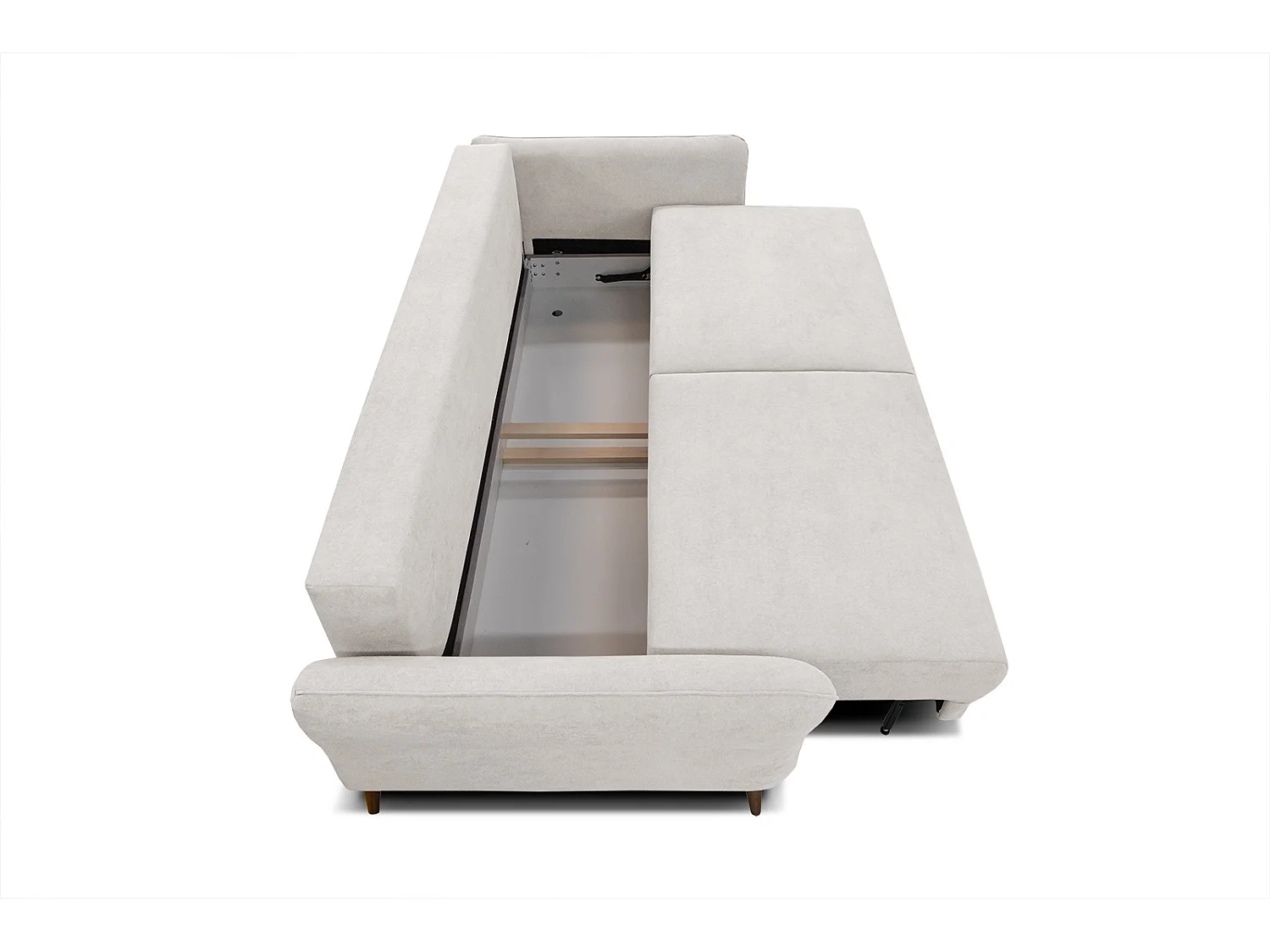 FIGARI Sofa 3-Sitzer mit Schlaffunktion, ecru