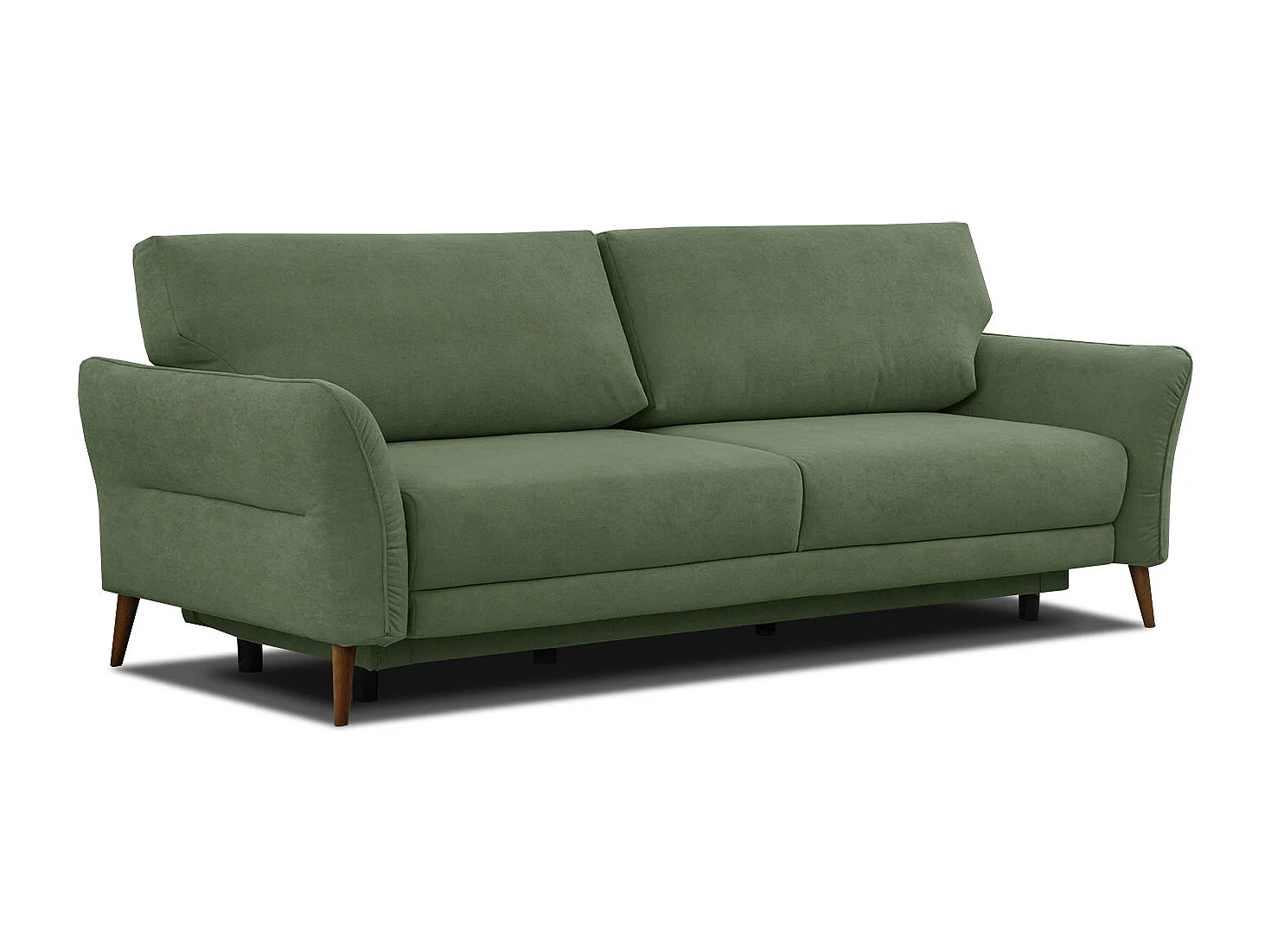 FIGARI Sofa 3-Sitzer mit Schlaffunktion, grün