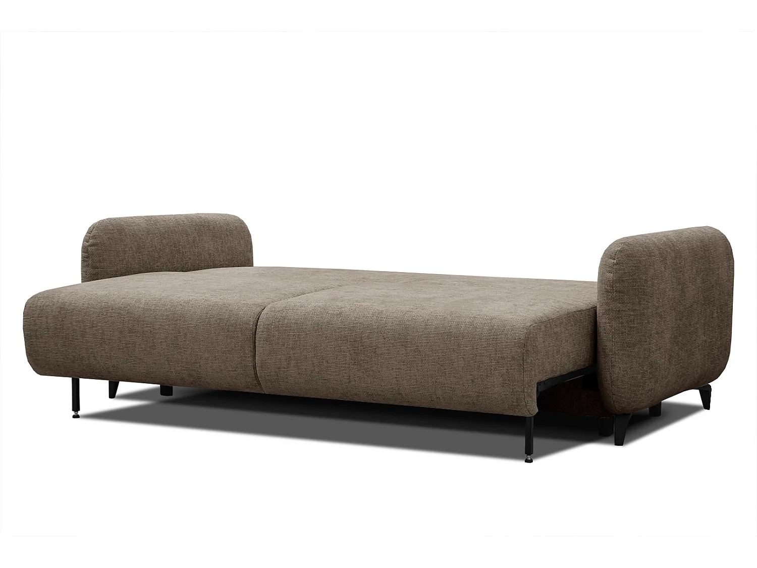 DRAKE Sofa 3-Sitzer mit Schlaffunktion, taupe