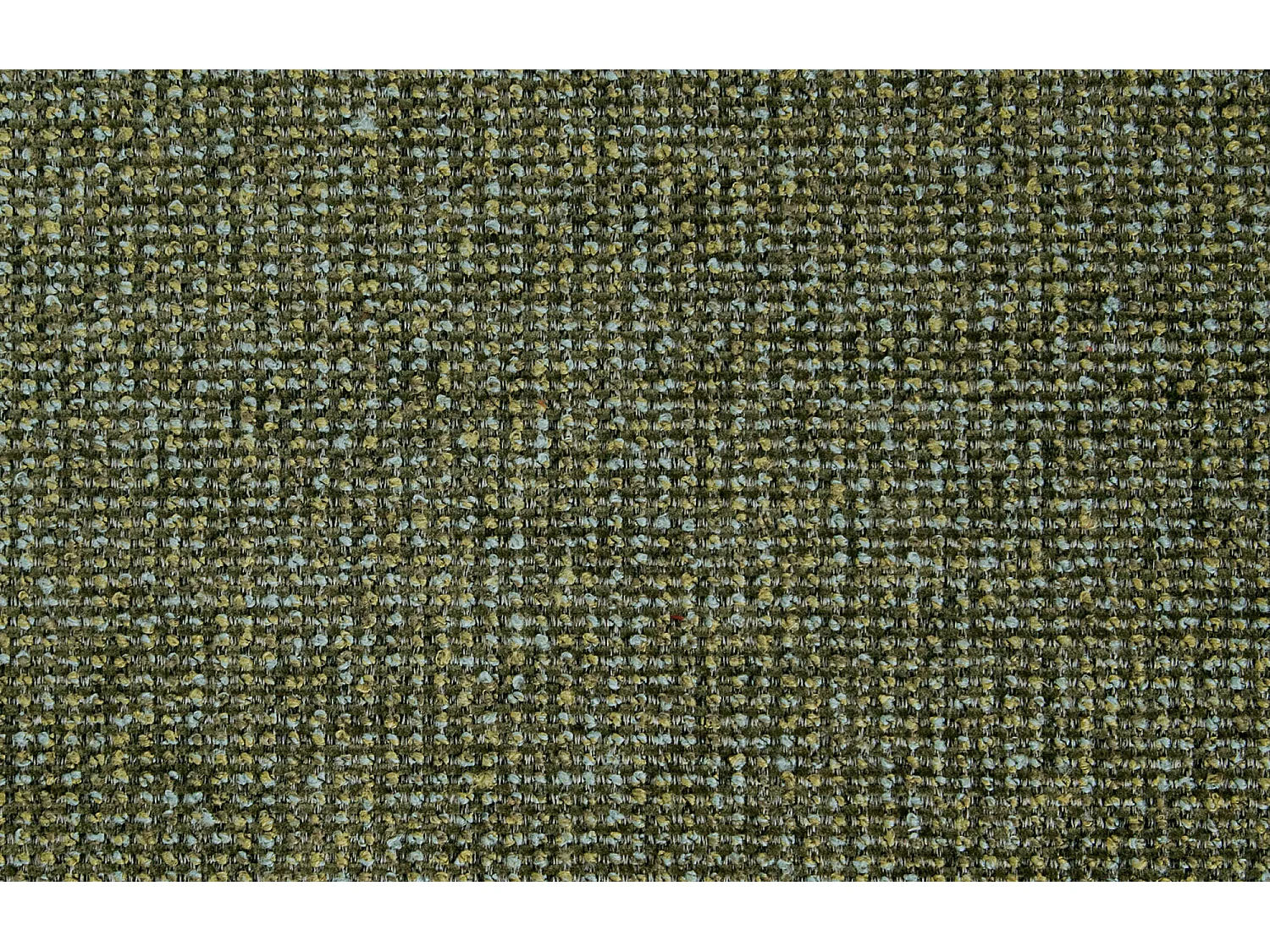 Canapé droit 3 places avec un relax électrique à droite tissu vert - AVENA