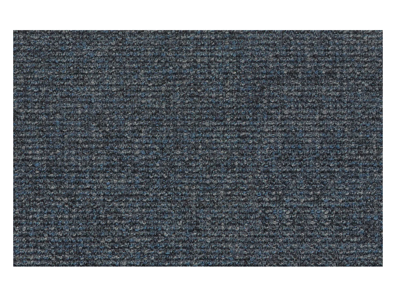 Canapé droit 3 places avec 2 relax électriques tissu bleu foncé - AVENA