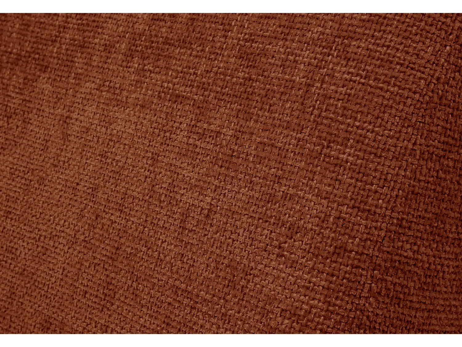 Fauteuil fixe tissu marron noix - Kobe