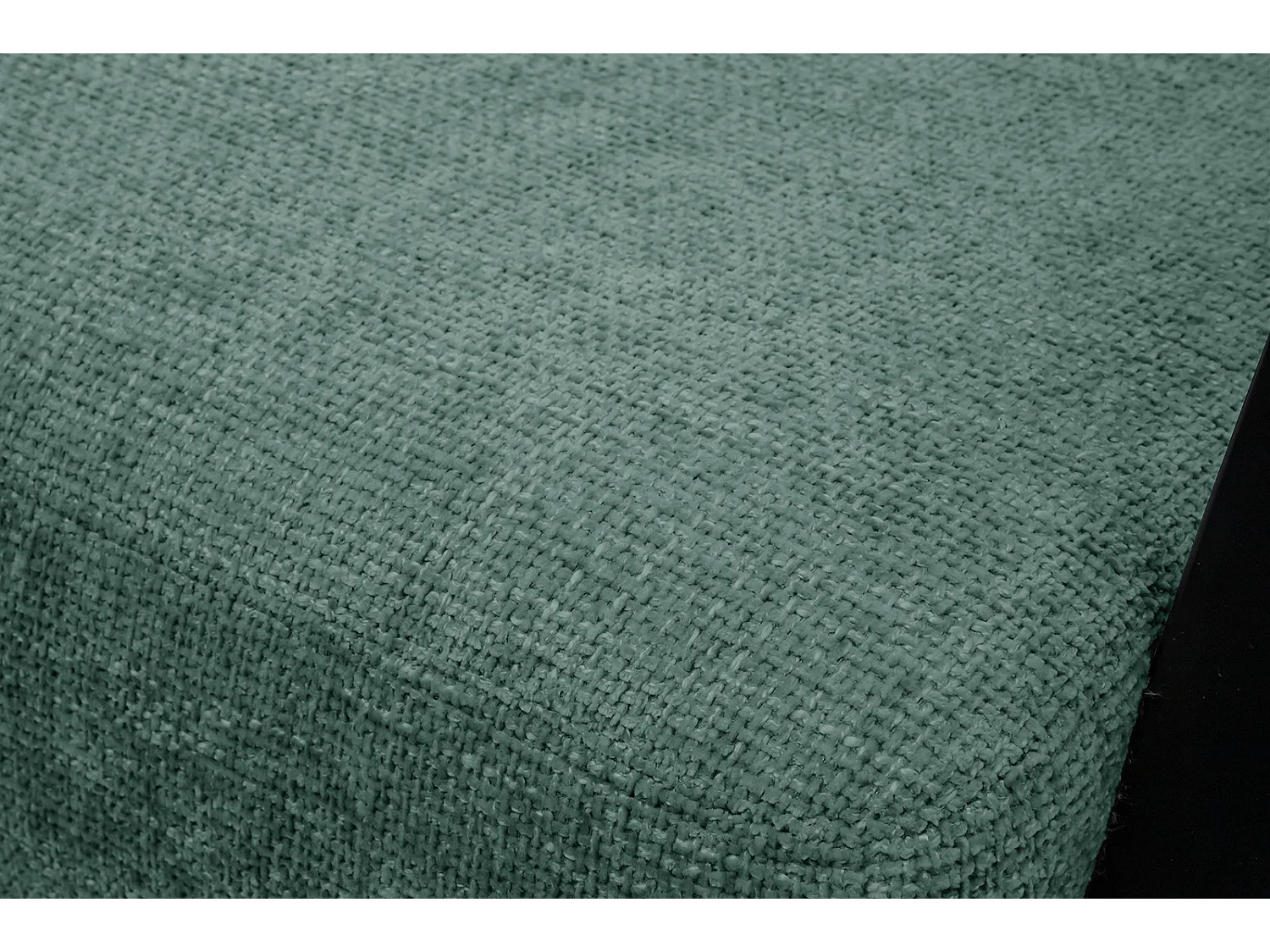 Fauteuil fixe tissu vert foncé - Kobe