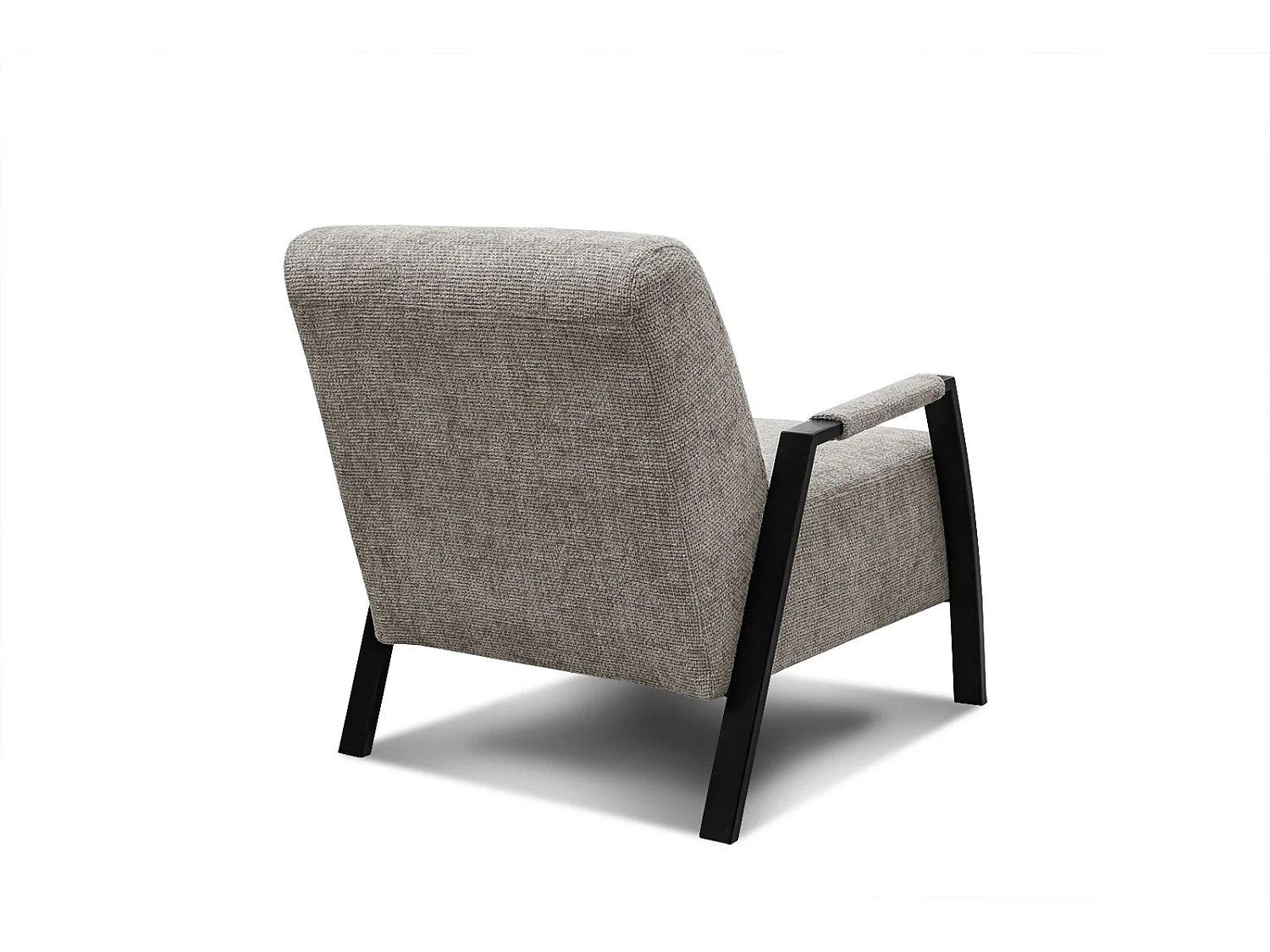Fauteuil fixe tissu beige - Kobe