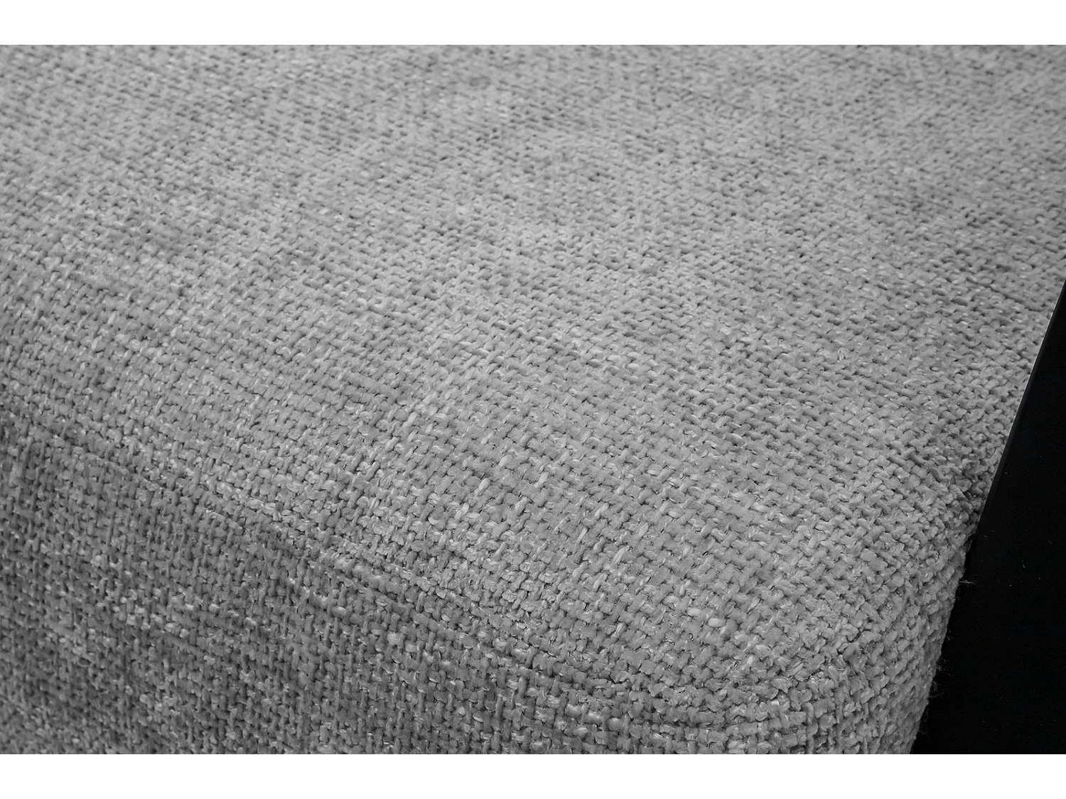 Fauteuil fixe tissu gris - Kobe