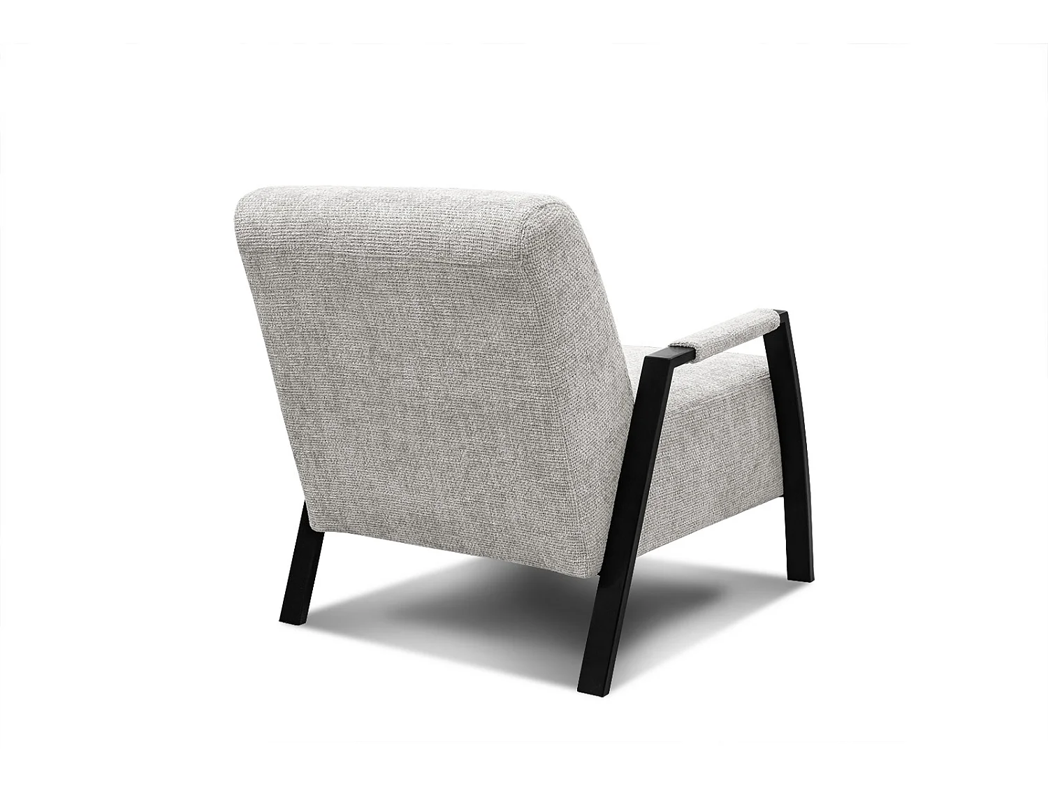 Fauteuil fixe tissu écru - Kobe