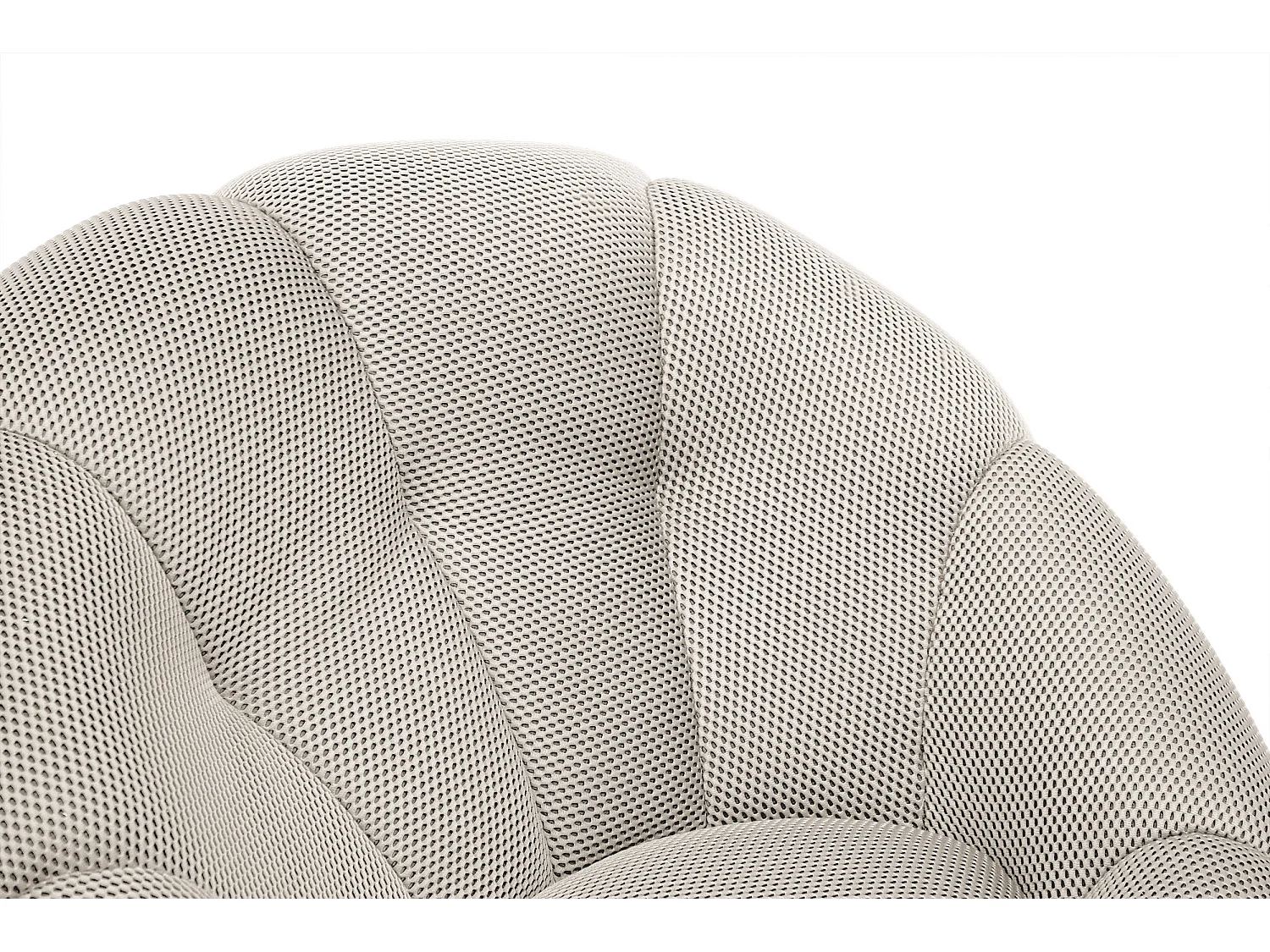 FIGO Sessel und pouf, ecru