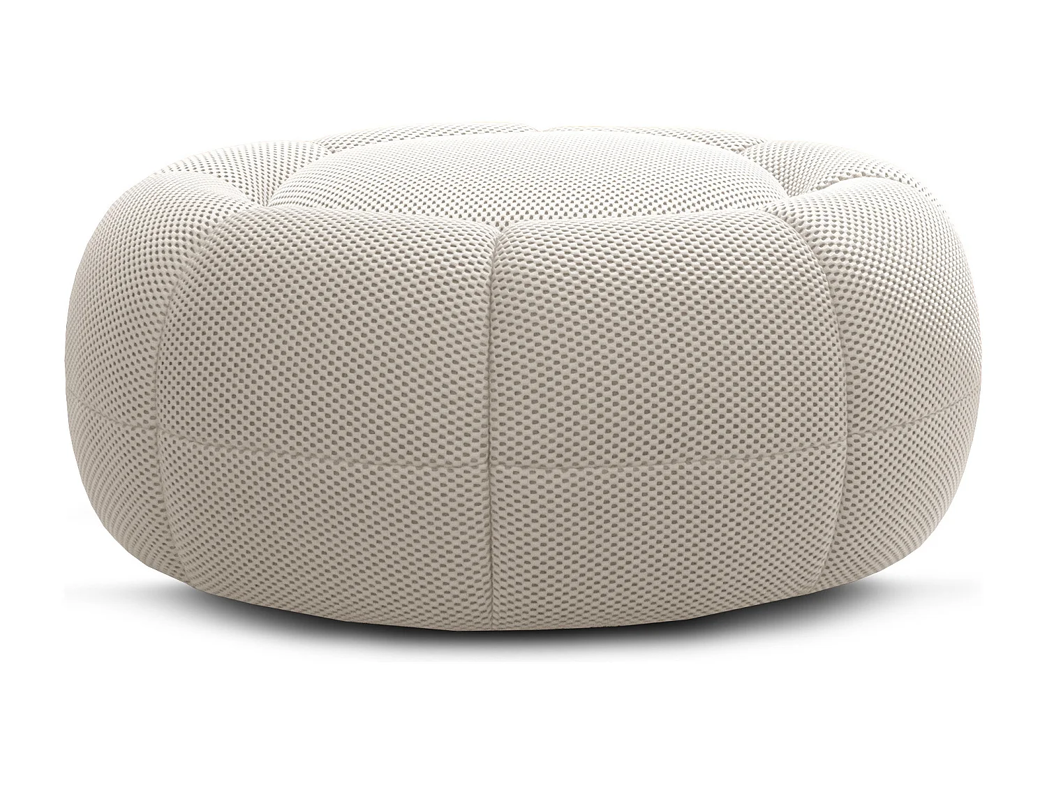 FIGO Sessel und pouf, ecru