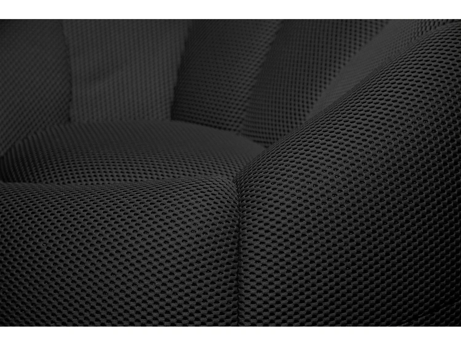 FIGO Sessel und pouf, schwarz