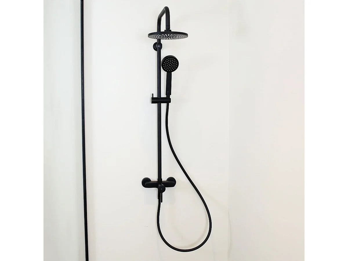 Target colonna doccia meccanica nera Essebagno