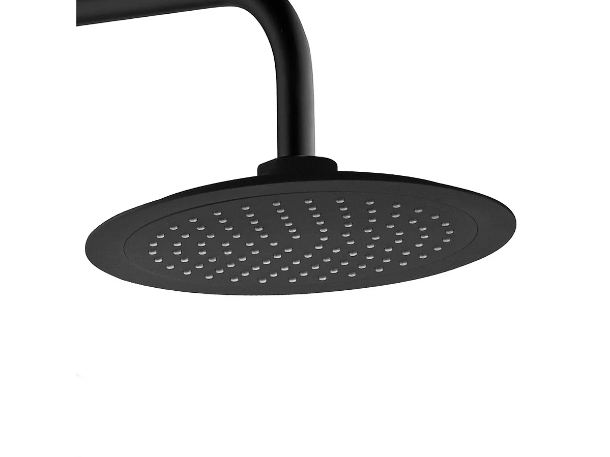 Essegoia columna de ducha termostática negro mate Essebagno