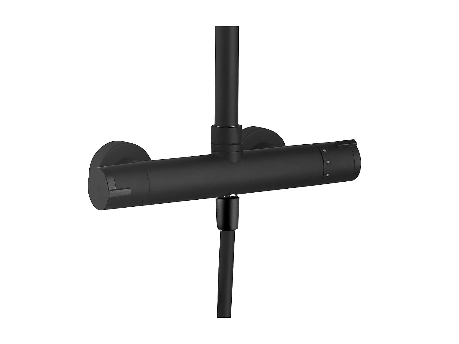 Essegoia coluna de duche termostática preto mate Essebagno