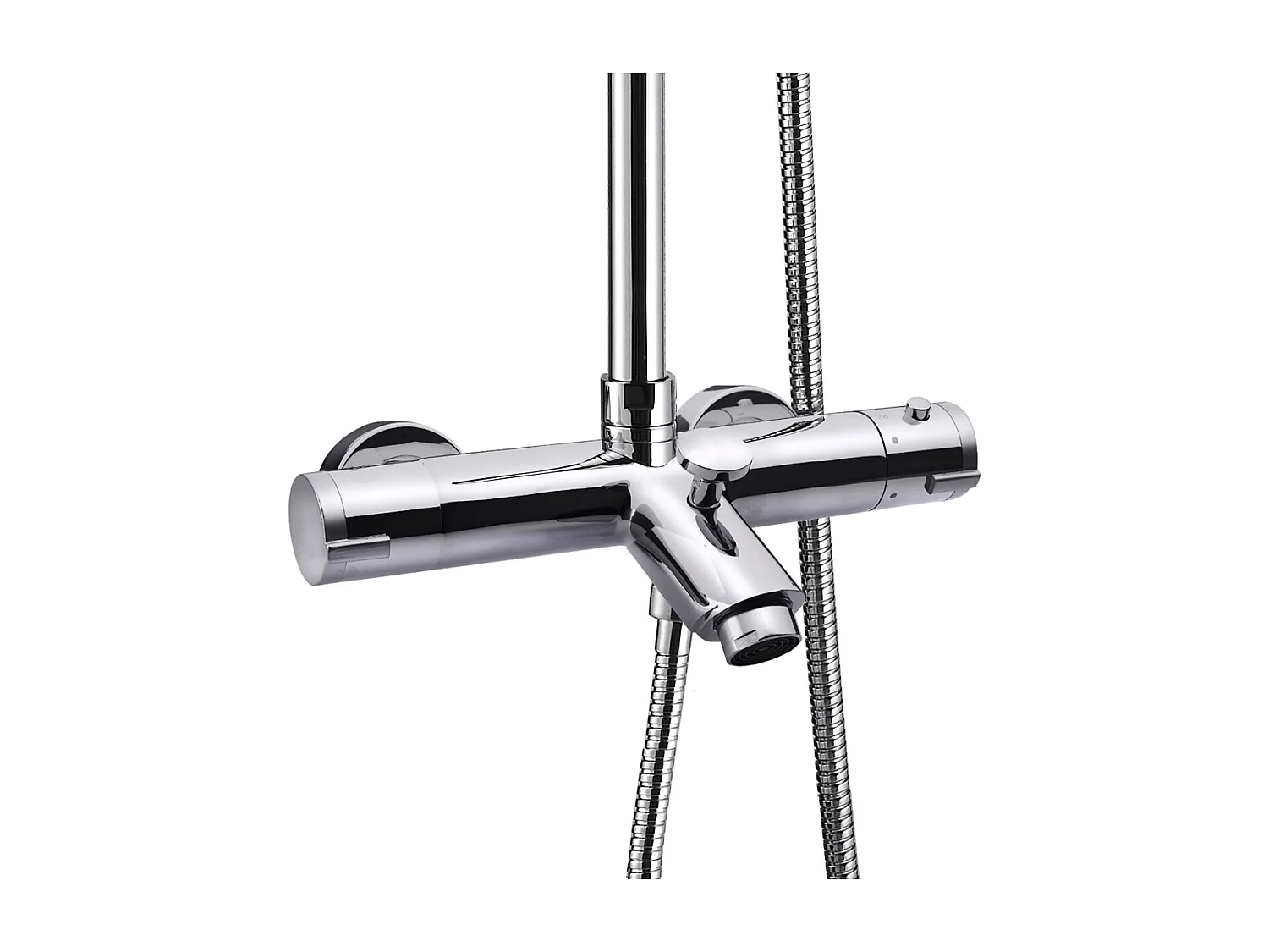 Nejuijo Oneo colonna termostatica per vasca e doccia in cromo Essebagno