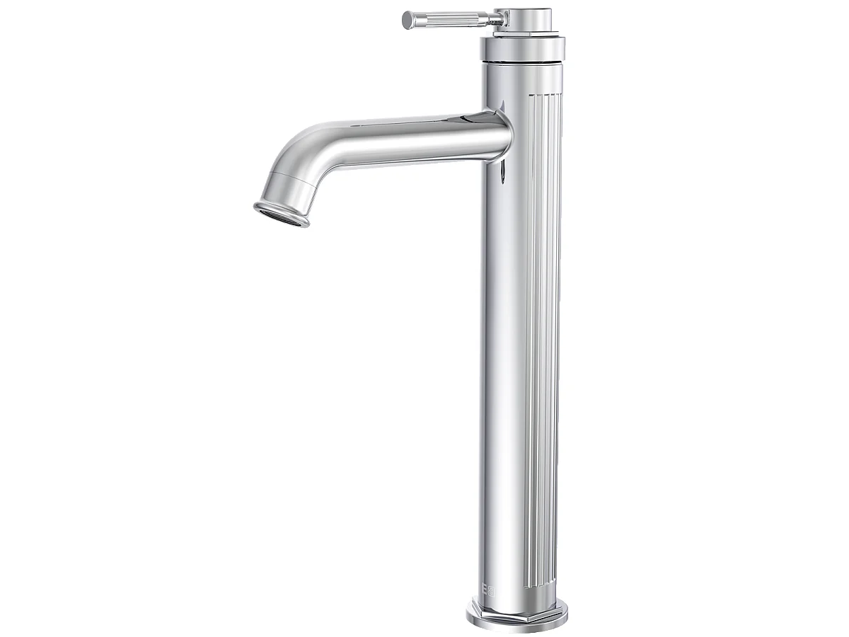 Art Deco Miscelatore per lavabo alto cromo Essebagno