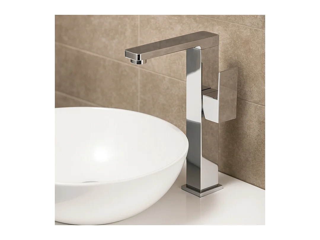 Mezzo Misturadora de lavatório mediana cromada Essebagno