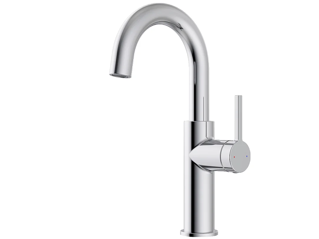 Reflet hoge chroom wastafelmengkraan - Essebagno