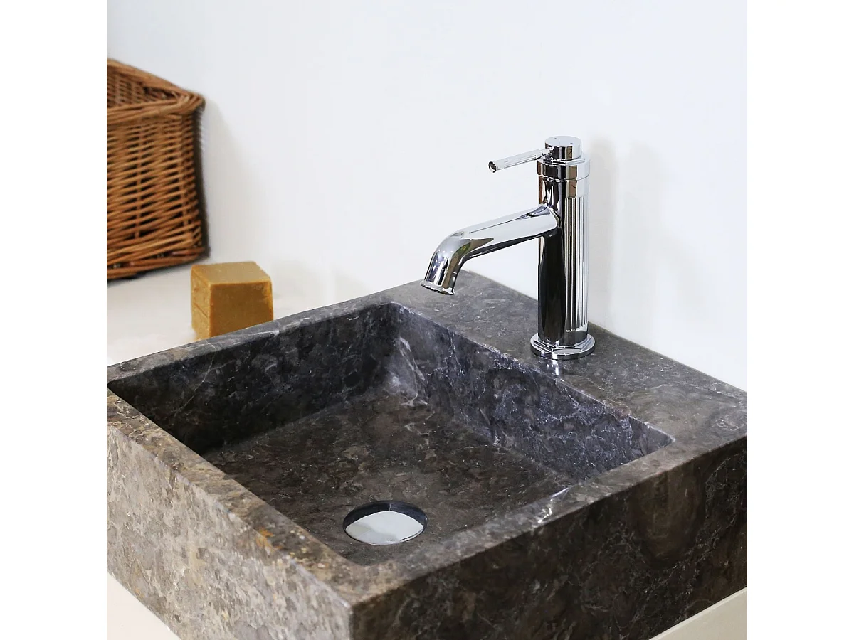 Art Deco mitigeur lavabo bas chrome - Essebagno