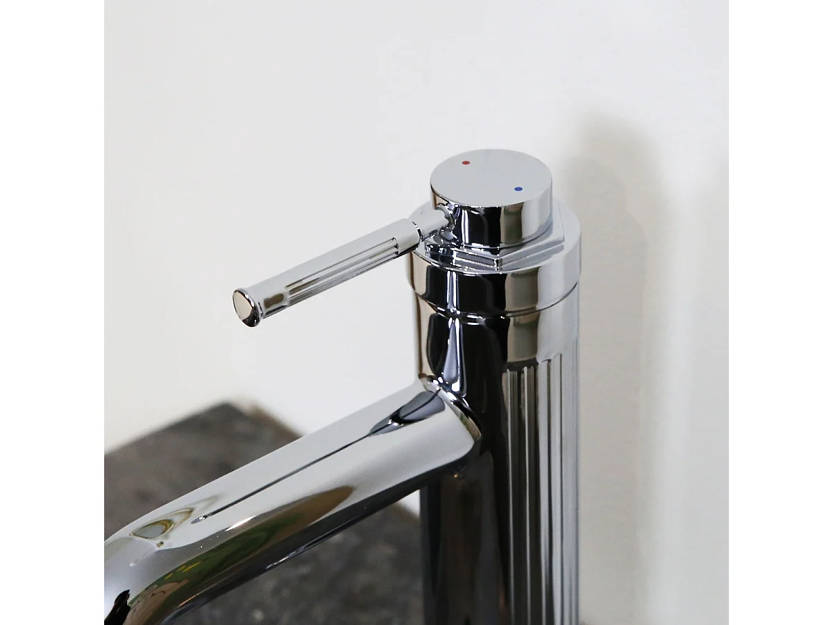 Art Deco lage chroom wastafelmengkraan - Essebagno