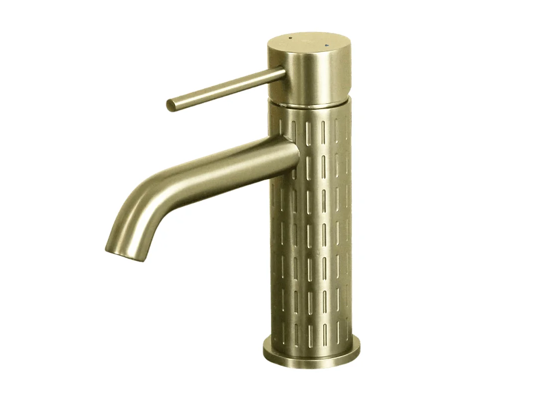 Architek mitigeur lavabo bas or brossé - Essebagno