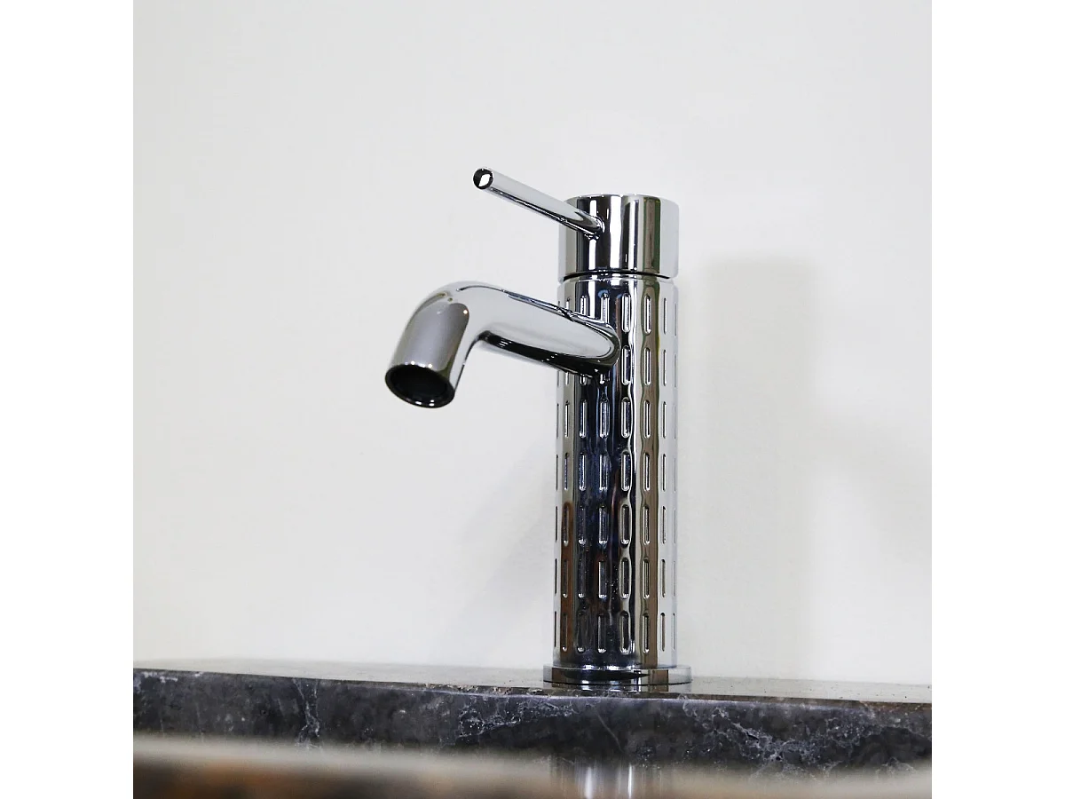 Architek Waschtischmischer niedrig Chrom Essebagno