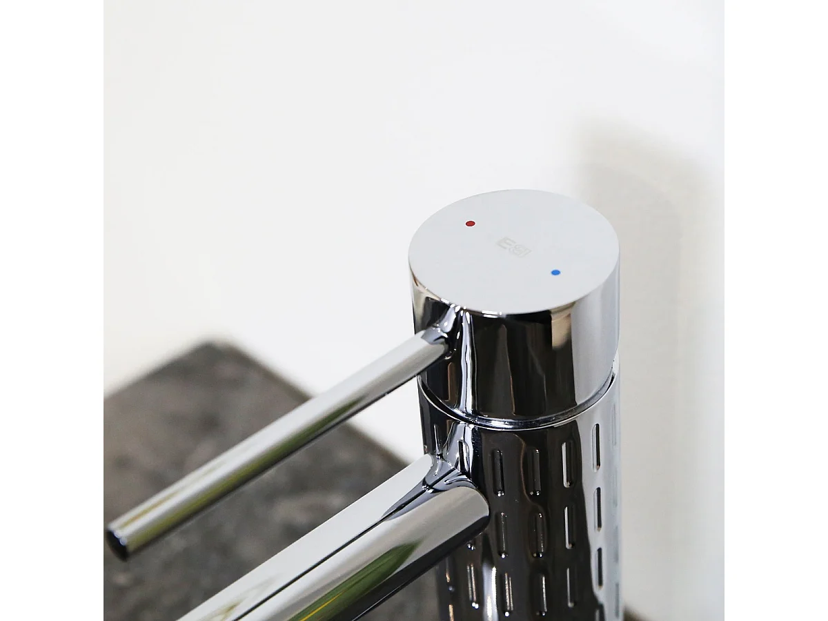 Architek Waschtischmischer niedrig Chrom Essebagno