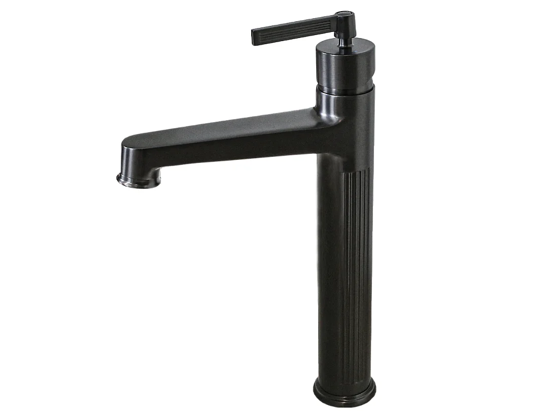 Louxor mitigeur lavabo haut gris gun métal - Essebagno