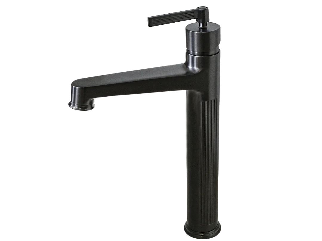 Louxor Mezclador alto de lavabo gris gun metal Essebagno