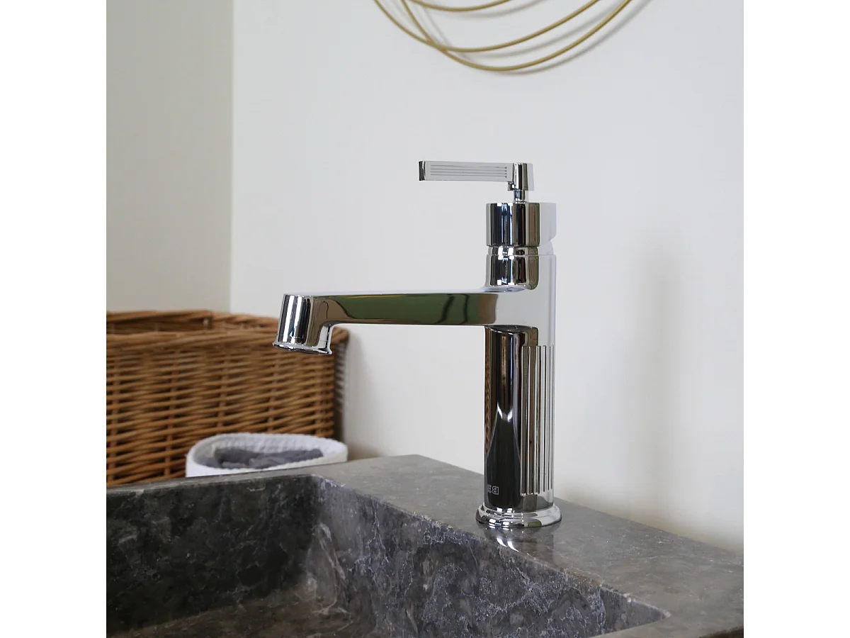 Louxor Miscelatore per lavabo basso cromo Essebagno