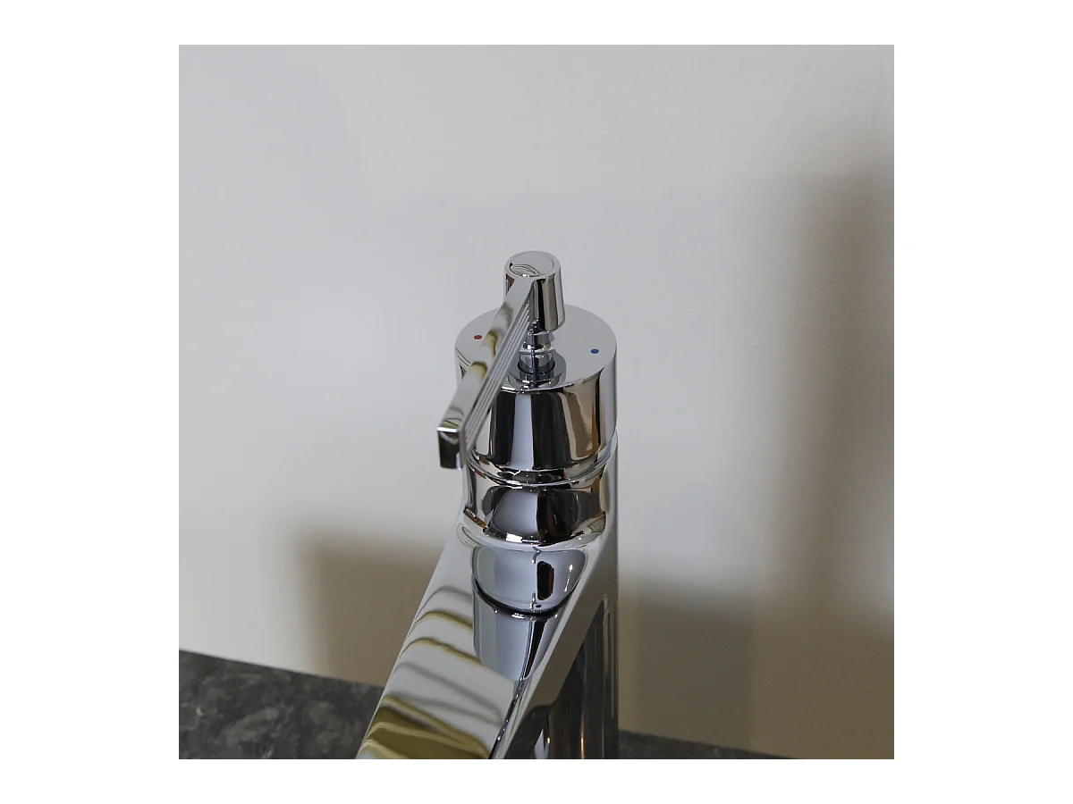 Louxor mitigeur lavabo bas chrome - Essebagno