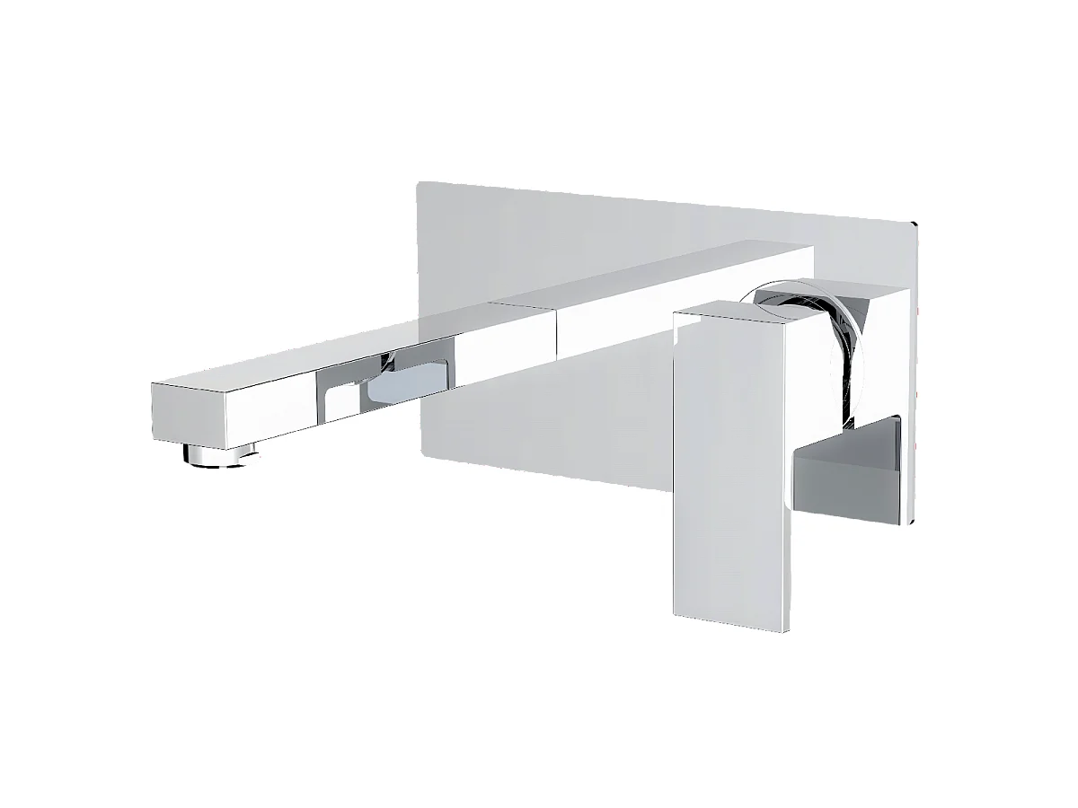 Misturadora de lavatório Encarre cromada de encastrar Essebagno