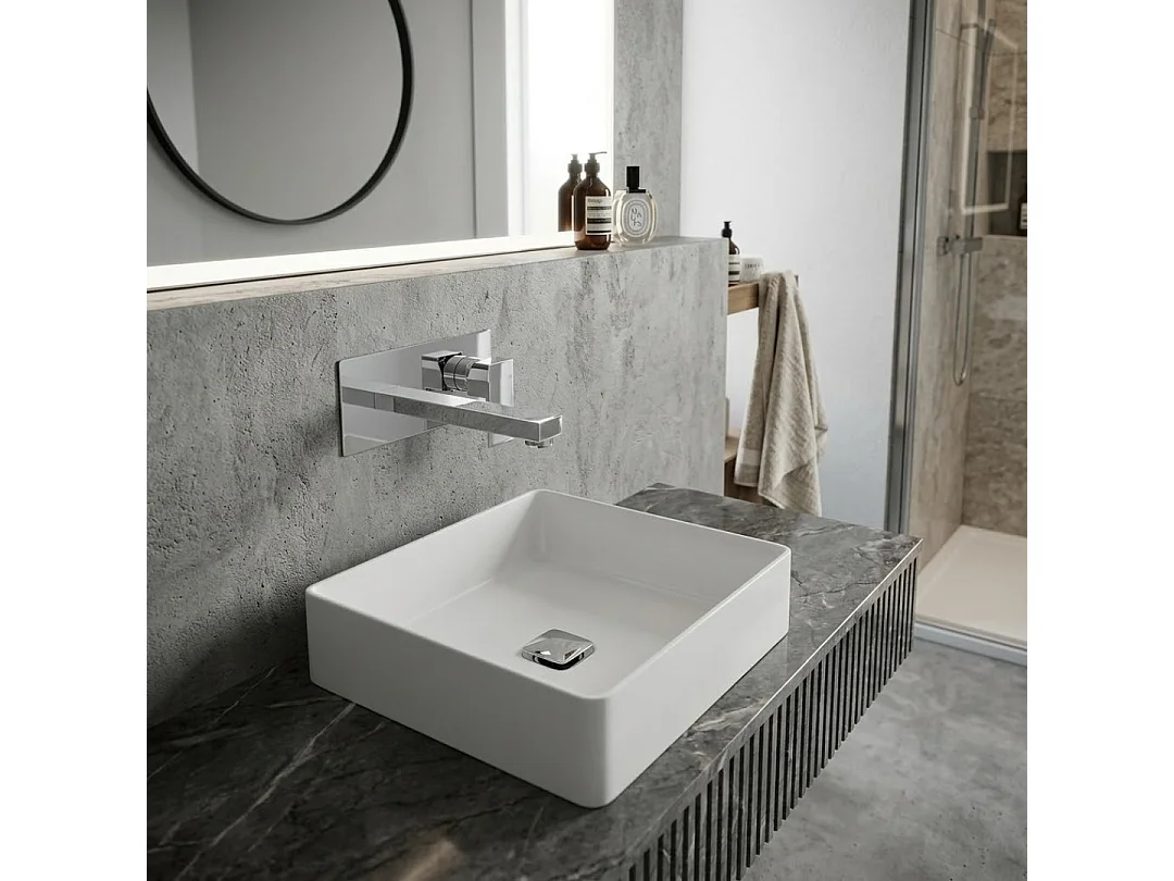 Encarre inbouw wastafelmengkraan chroom - Essebagno