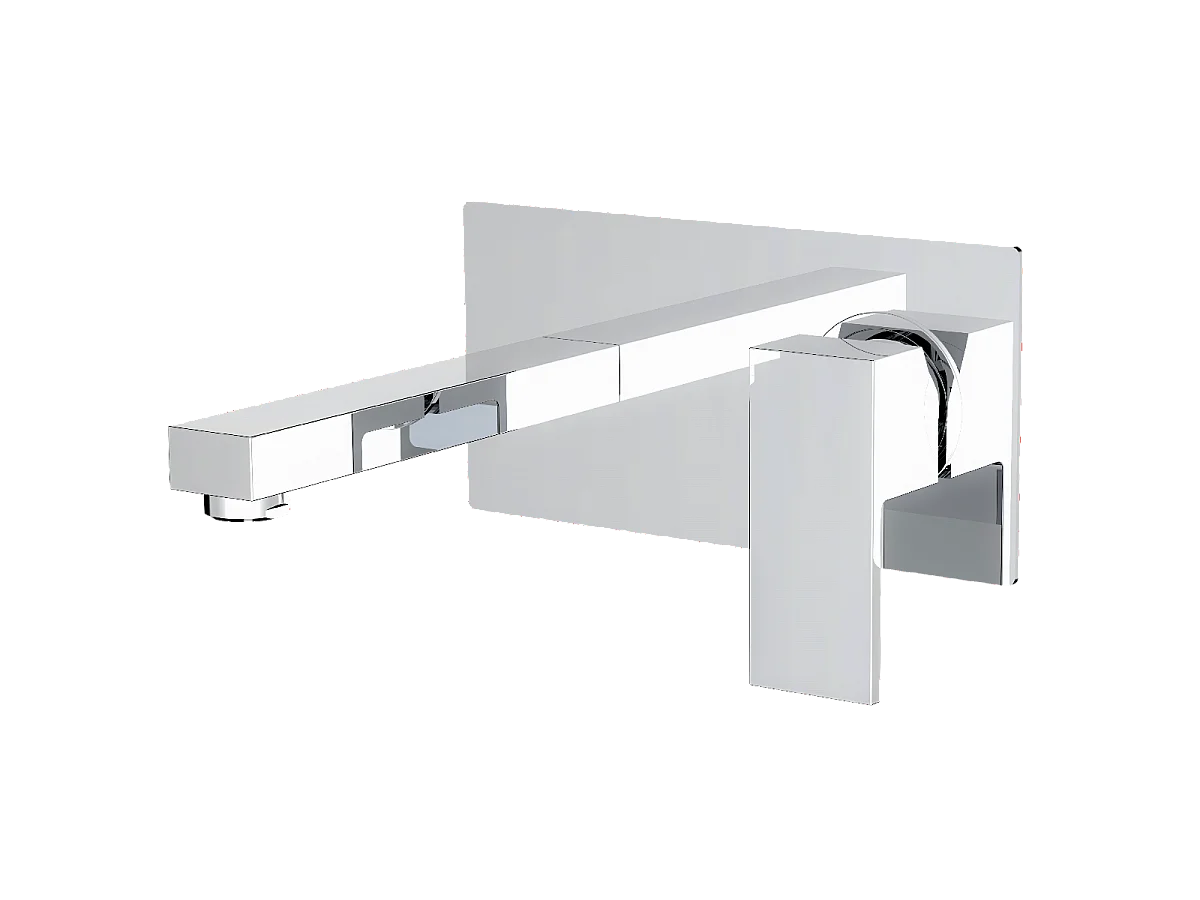 Encarre mitigeur lavabo chromé encastré - Essebagno