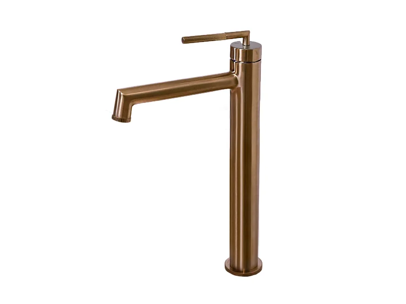 Portofino Torneira alta para lavatório em cobre escovado Essebagno