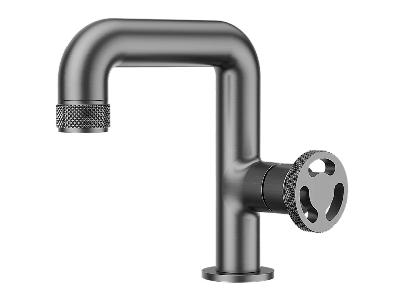 Factory mitigeur lavabo bas gris gun métal - Essebagno