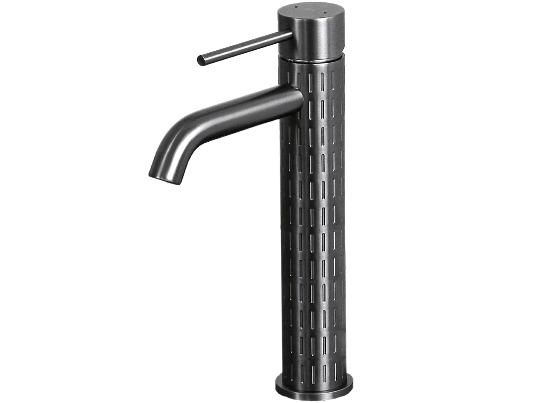 Architek mezclador de lavabo alto gris gun metal Essebagno