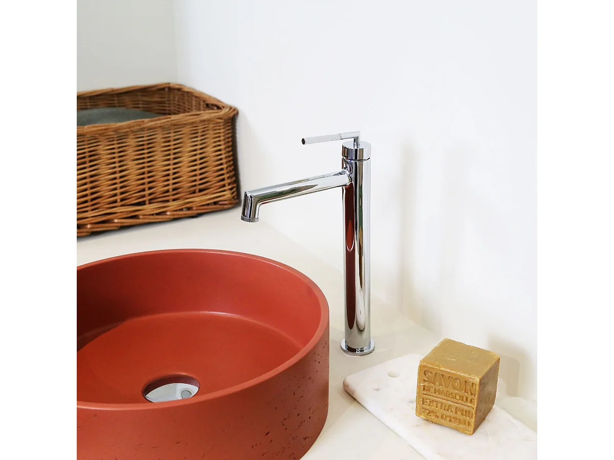 Portofino Misturadora de lavatório cromada alto Essebagno