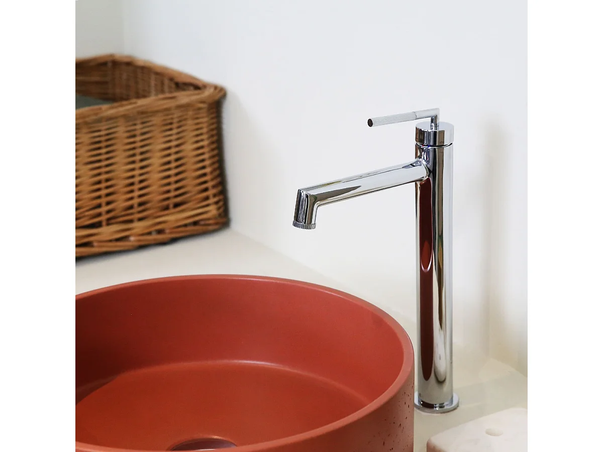 Portofino hoge chroom wastafelmengkraan - Essebagno