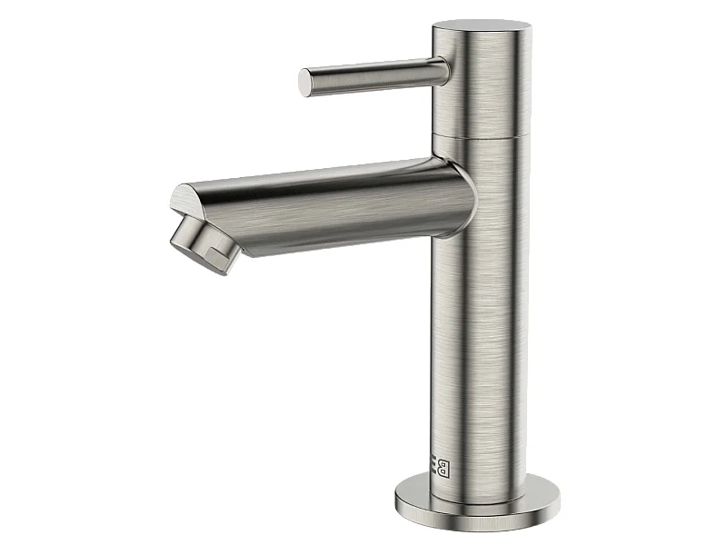 Deco mitigeur lave-mains façon inox eau froide - Essebagno